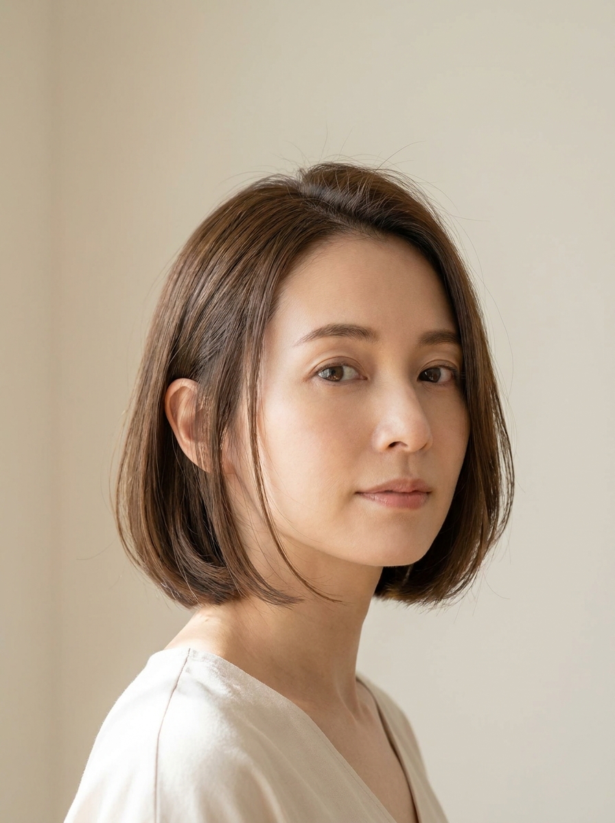 Blunt Bob für dünne Haare als Frisuren für dünne Haare Inspiration 2026
